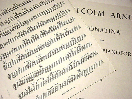 Arnold Sonatina Op. 29 for Clarinet and Piano with Separate Accompaniment