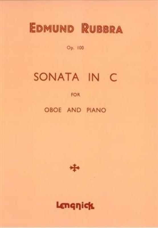 Rubbra - Sonata In C Op 100 Oboe/Piano (Softcover Book)