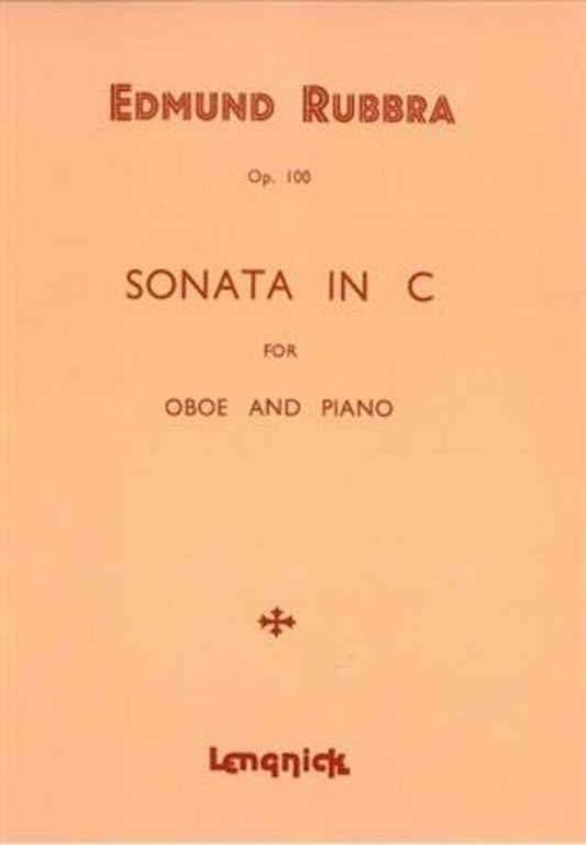 Rubbra - Sonata In C Op 100 Oboe/Piano (Softcover Book)