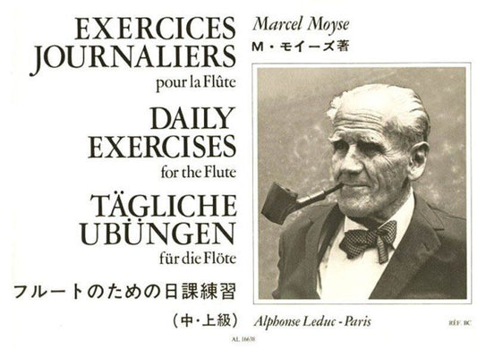 Moyse Daily Exercises for the Flute by Marcel Moyse, Alphonse Leduc, Woodwind, Flute