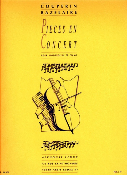 Pieces En Concert Cello And Piano (Softcover Book)