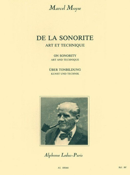 Moyse - De La Sonorite Art and Technique for Flute, 28 Pages, Alphonse Leduc