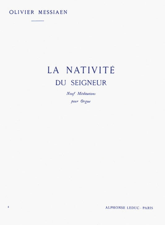 Nativity Of The Lord Volume 4 Organ (Softcover Book)