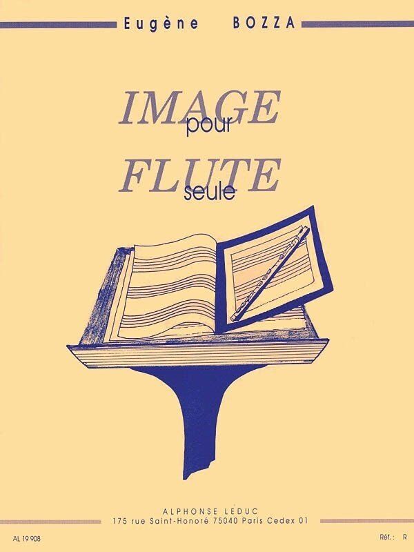 Bozza - Image Op 38 for Flute Solo by Eugene Bozza, Alphonse Leduc