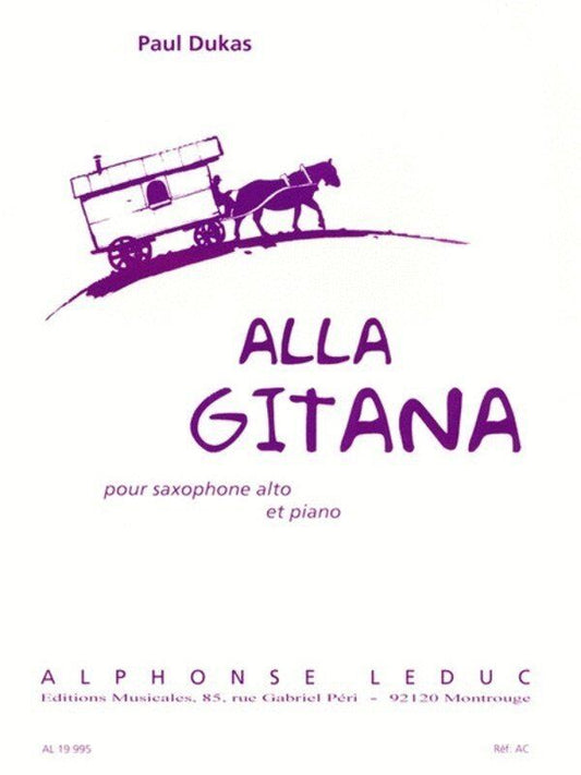 Dukas - Alla Gitana for Alto Saxophone and Piano