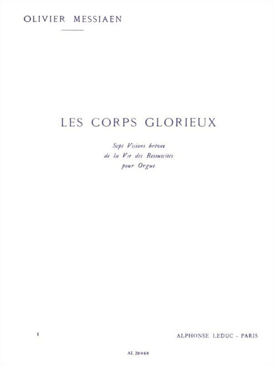 Messiaen - Les Corps Glorieux Vol 1 For Organ (Softcover Book)