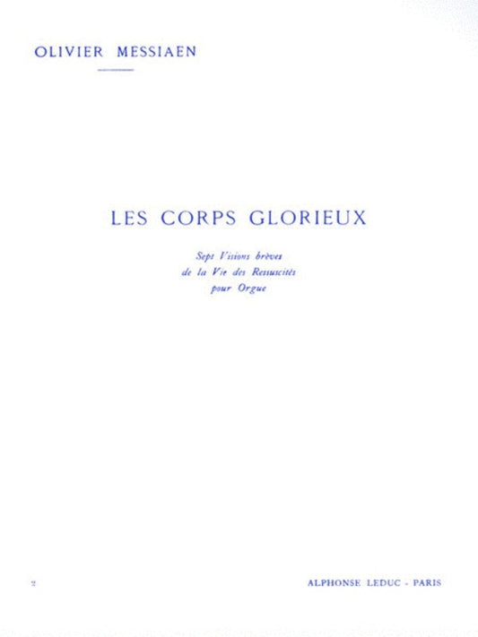 Messiaen - Les Corps Glorieux Vol 2 For Organ (Softcover Book)
