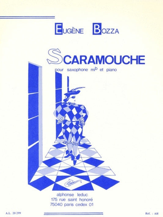 Bozza - Scaramouche Op 33 No 2 Alto Sax/Piano (Softcover Book)