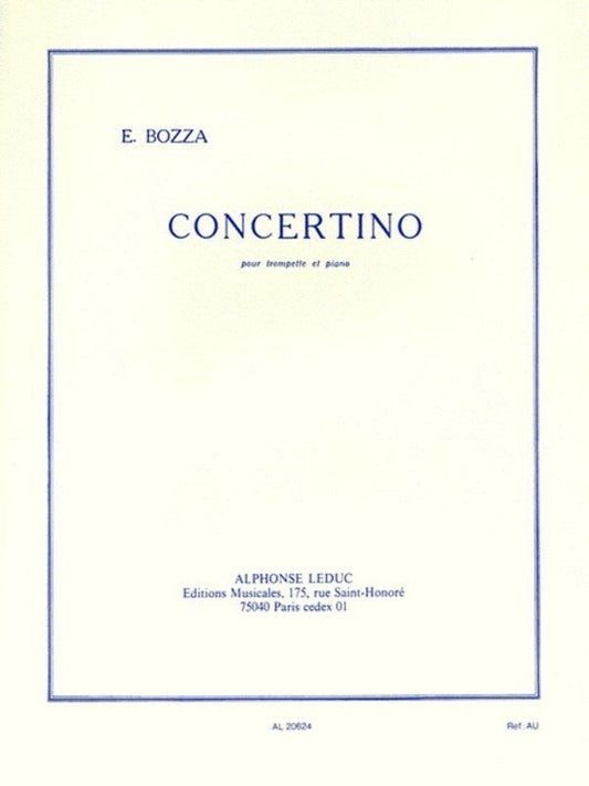 Concertino for Trumpet and Piano by Eugene Bozza, Alphonse Leduc