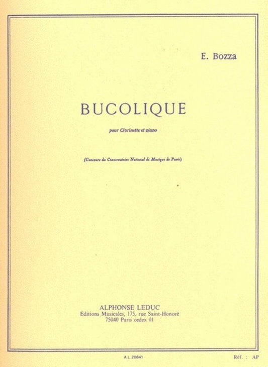 Bozza - Bucolique for Clarinet and Piano