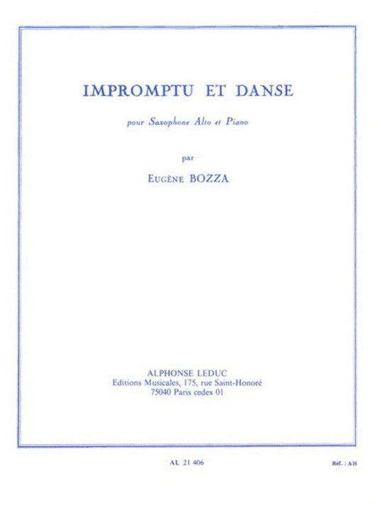 Bozza - Impromptu and Dance for Alto Saxophone and Piano