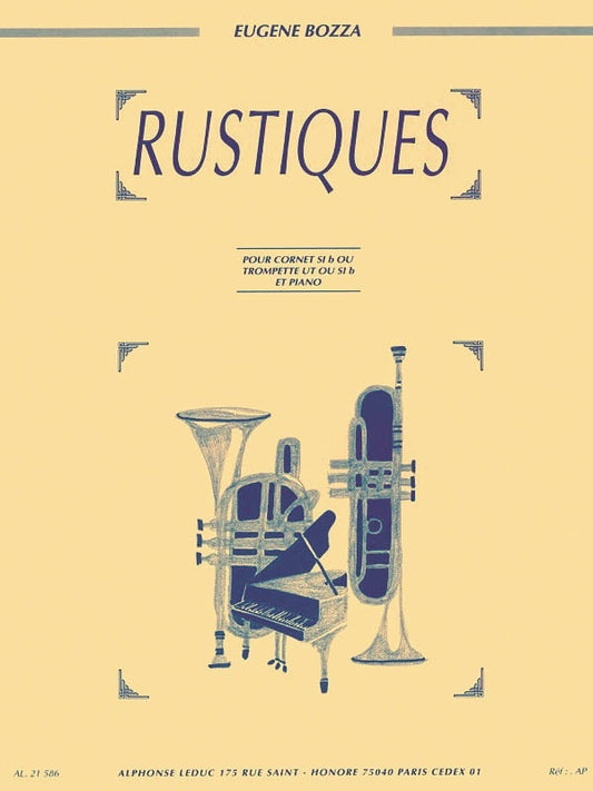 Rustiques For Trumpet And Piano (Softcover Book)