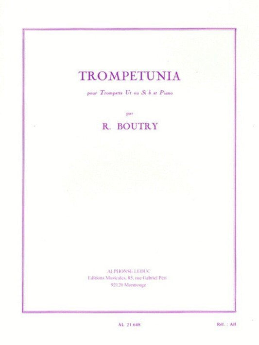 Boutry - Trumpetunia for Trumpet and Piano