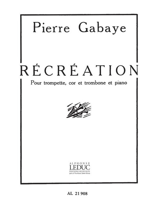 Gabae - Recreation For Trumpet/Horn/Trombone/Piano (Music Score/Parts)