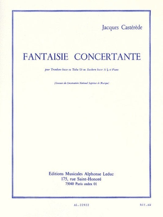 Casterede - Fantasie Concertante for Trombone and Piano
