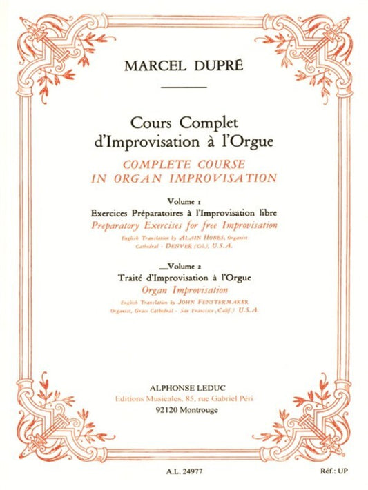 Dupre - Complete Course In Organ Improvisation Vol 2