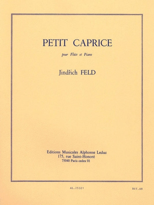 Small Caprice For Flute And Piano (Softcover Book)