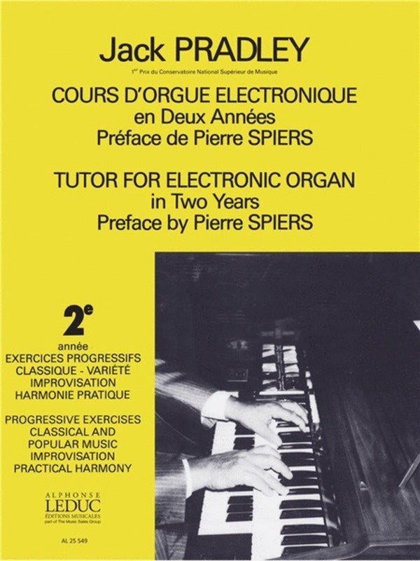 Tutor For Electronic Organ Volume 2 (Softcover Book)