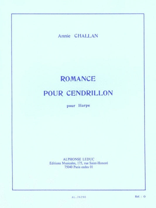 Challan - Romance Pour Cendrillon For Harp (Softcover Book)