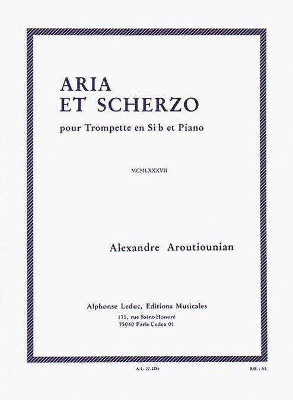 Arutiunian - Aria et Scherzo for Trumpet and Piano