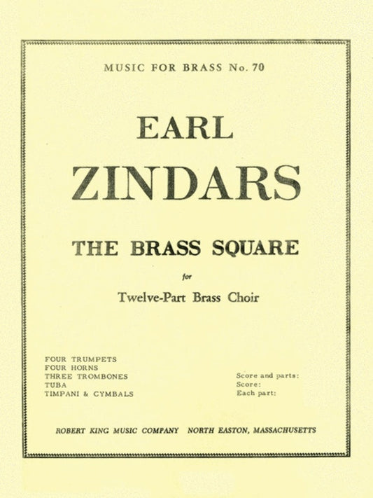 Zinders - The Brass Square Brass Ensemble (Music Score/Parts)