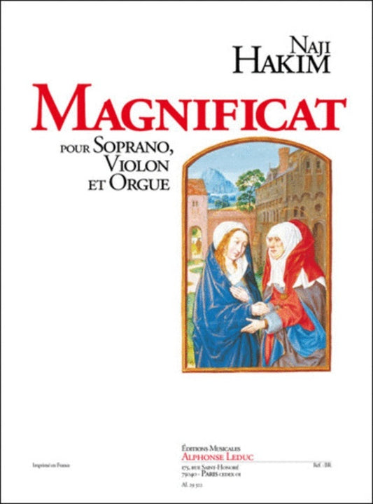 Hakim - Magnificat For Soprano Violin And Organ (Softcover Book)