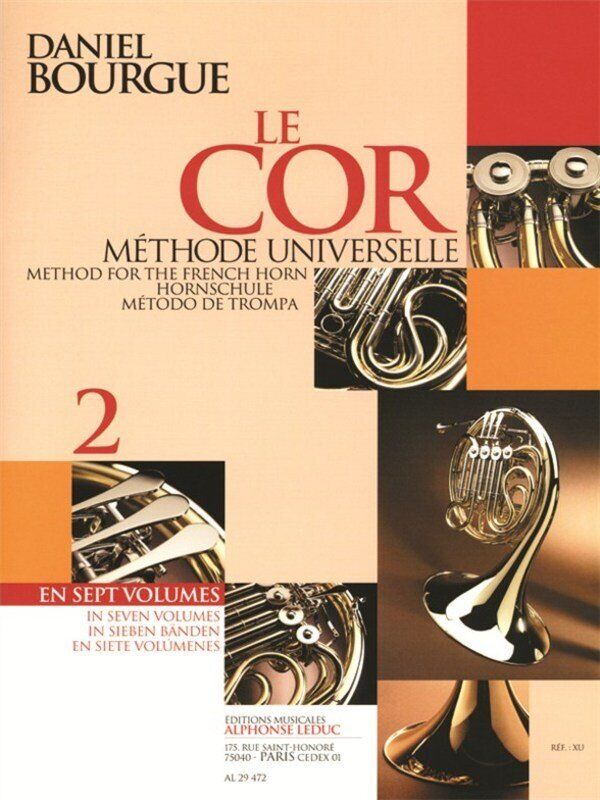 Bourgue Method for French Horn Volume 2 by Daniel Bourgue