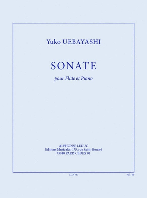 Uebayashi - Sonata For Flute/Piano (Softcover Book)