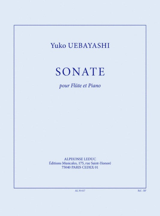 Uebayashi - Sonata For Flute/Piano (Softcover Book)