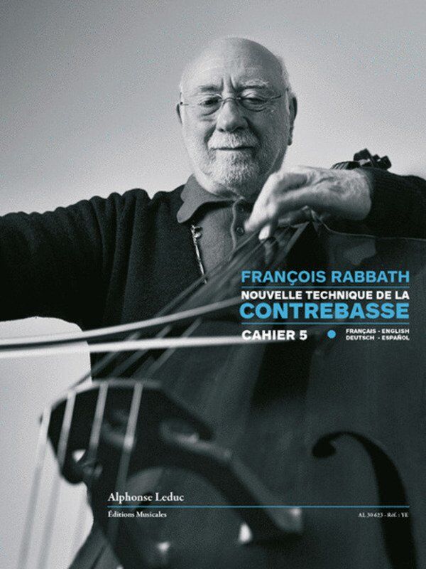 New Technique for Double Bass Volume 5 by Francois Rabbath, Alphonse Leduc, 136 Pages