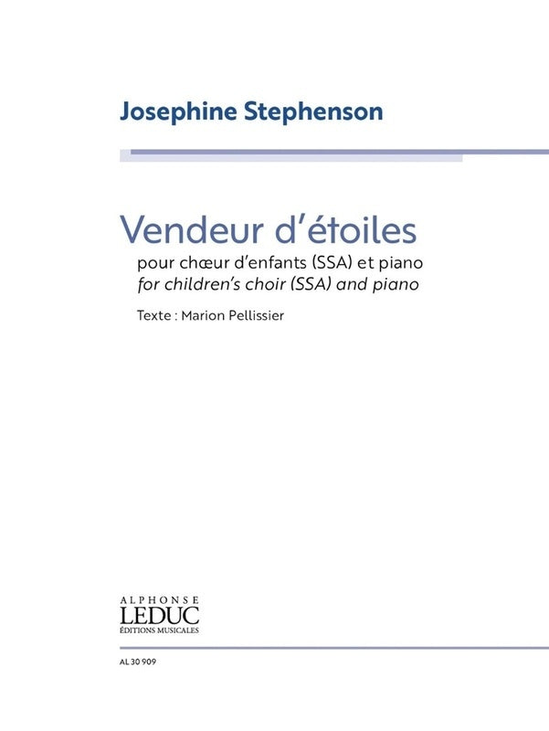 Stephenson - Vendeur D'Etoiles For Ssa/Piano Softcover Book