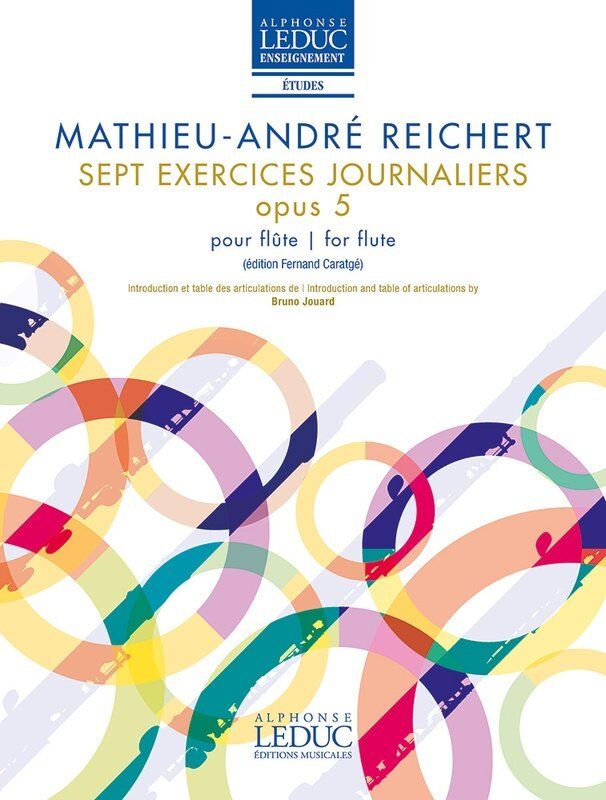 Reichert Sept Exercices Journaliers Op. 5 for Flute, 24 Pages, Alphonse Leduc Edition
