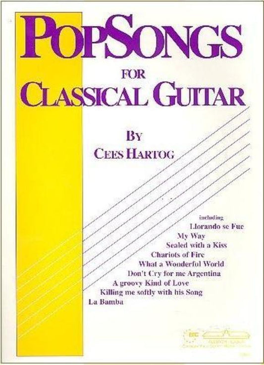 Pop Songs For Classical Guitar Vol 1 (Softcover Book)