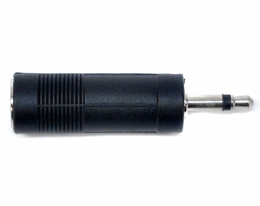 Leem 3.5mm Mono Plug to 1/4" Mono Jack Adaptor Pk-1 — view 2
