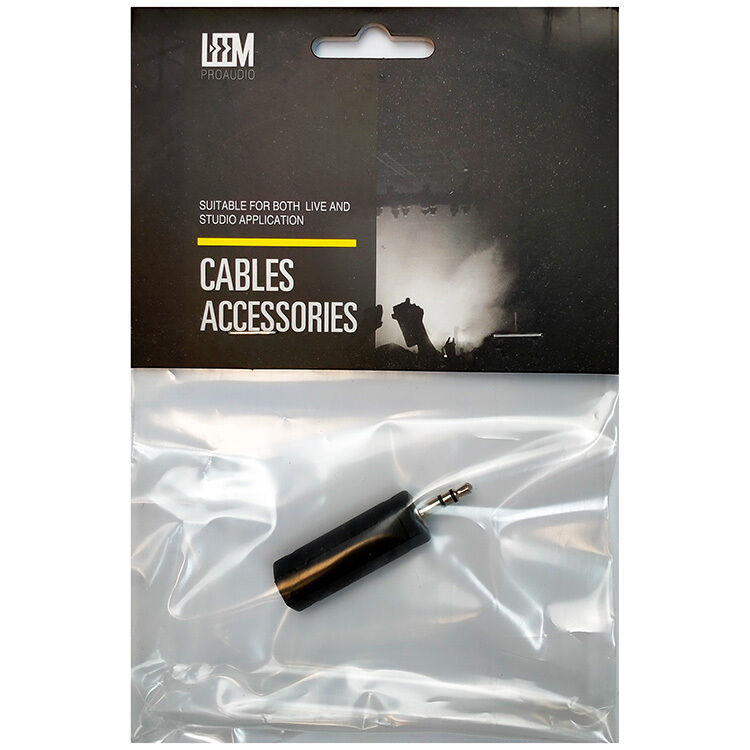 Leem Cable Adaptor 1/4" Stereo Jack to 3.5mm Stereo Plug Pk-1 — view 4