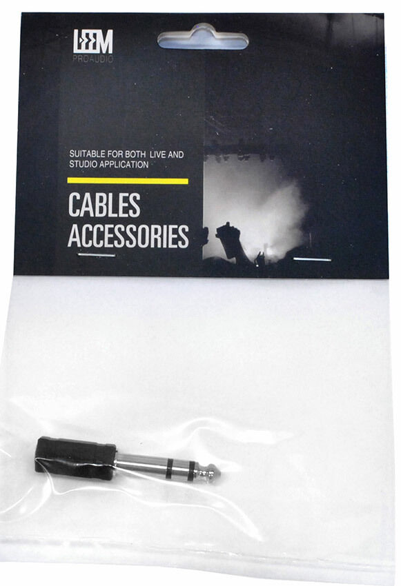 Leem 3.5mm Stereo Jack to 1/4" Stereo Plug Adaptor Pk-1 — view 3