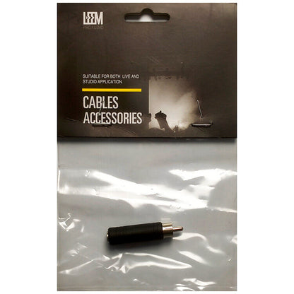 Leem RCA Plug to 1/4" Mono Jack Cable Adaptor Pk-1 — view 4
