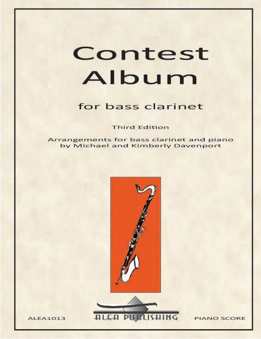 Contest Album For Bass Clarinet 3Rd Edition Softcover Book (Bass Clarinet)