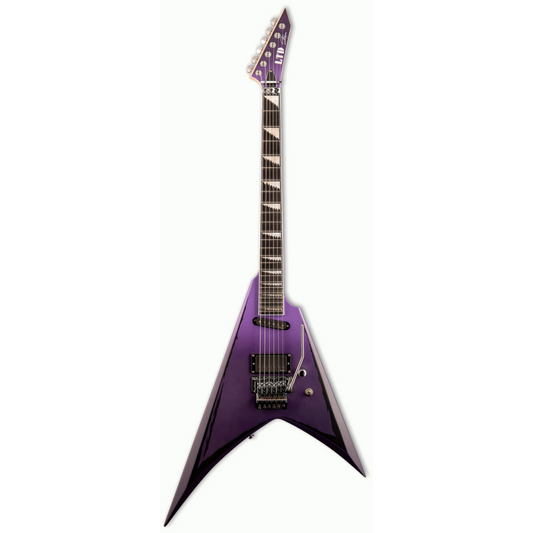 ESP Alexi Laiho Ripped Purple Electric Guitar with EMG Pickups and Hardshell Case