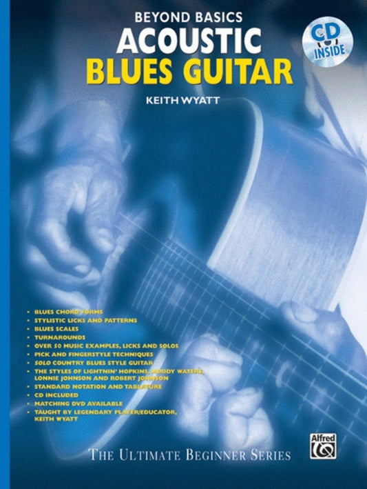 Beyond Basics Acoustic Blues Guitar Book/CD