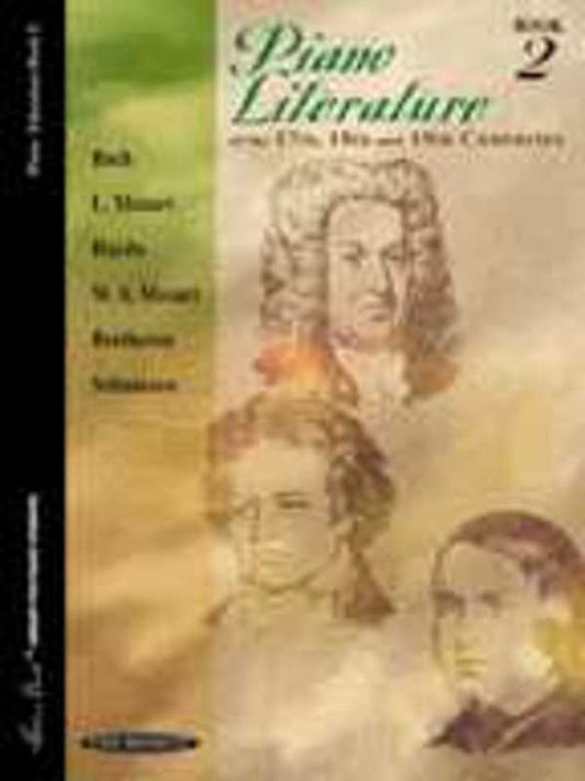 Piano Literature Of The 17 18 19Th Century Book 2