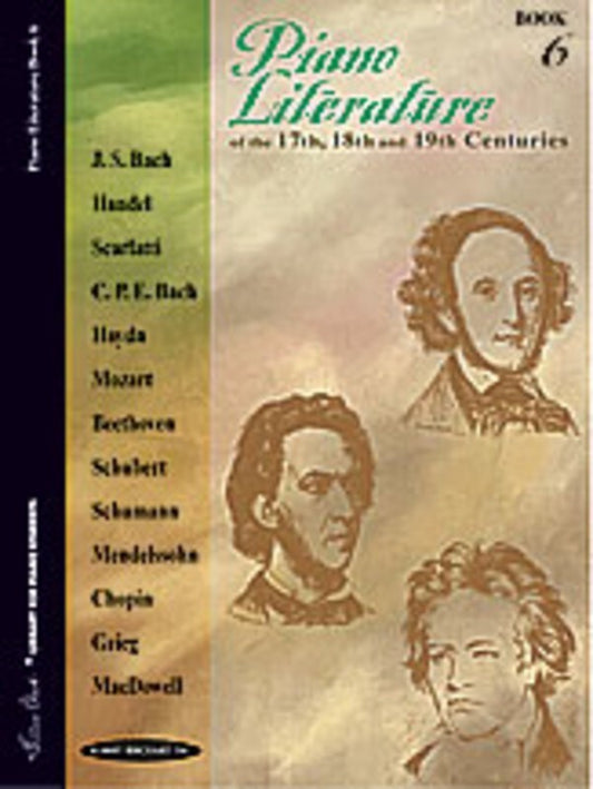 Piano Literature Of The 17/18/19Th Century Book 6