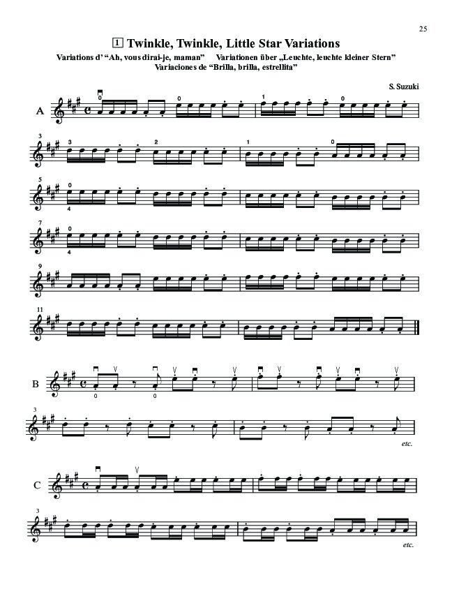 Suzuki Violin School Volume 1 Violin Part — view 4
