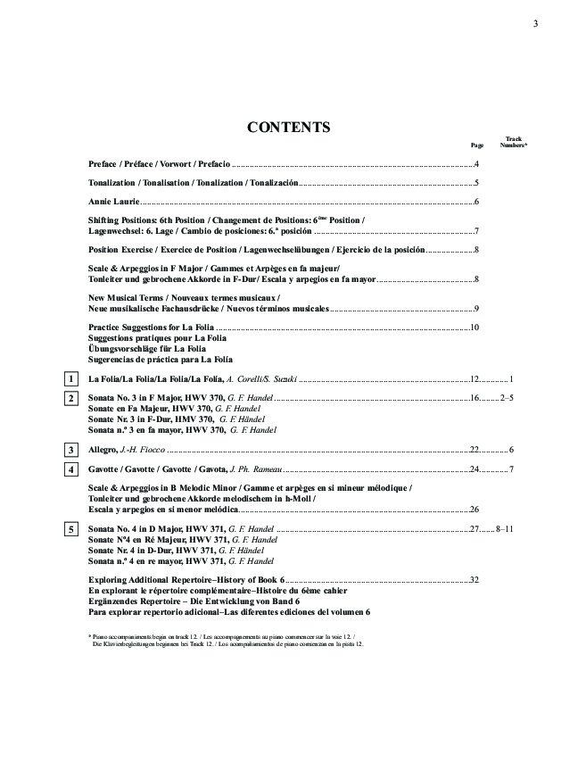 Suzuki Violin School Volume 6 Violin Part — view 3