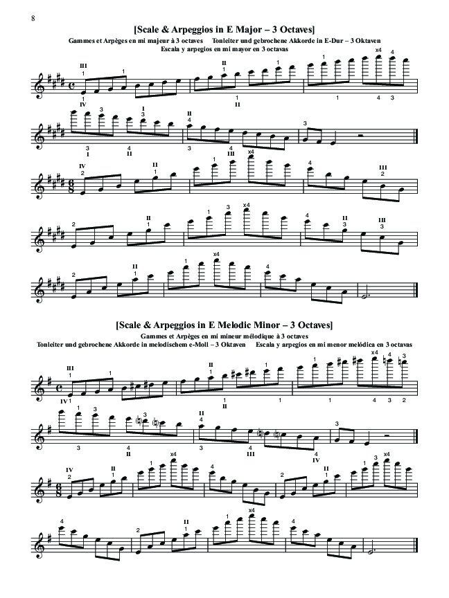 Suzuki Violin School Volume 8 Violin Part — view 4