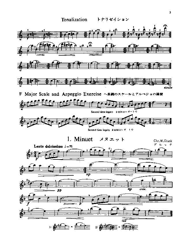 Suzuki Flute School Vol. 2 Flute Part by Dr. Shinichi Suzuki, Alfred Music, 16 pages, Woodwind, Federation Festivals 2020-2024 selection — view 3