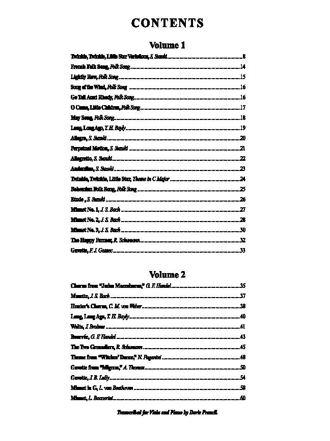 Suzuki Viola School Volumes 1 & 2 Piano Accompaniment — view 2