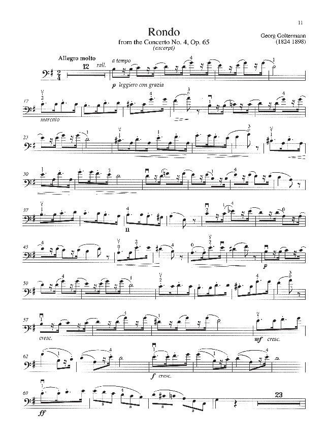 Suzuki Cello School Volume 5 Cello Part by Dr. Shinichi Suzuki, Alfred Music, 16 Pages — view 4