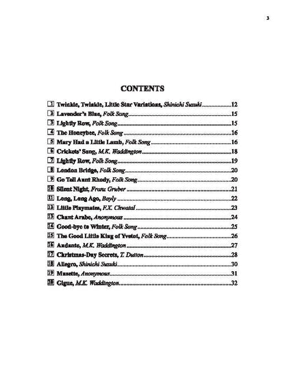 Suzuki Harp School Volume 1 Harp Part by Dr. Shinichi Suzuki - 32 Pages - Alfred Music — view 2