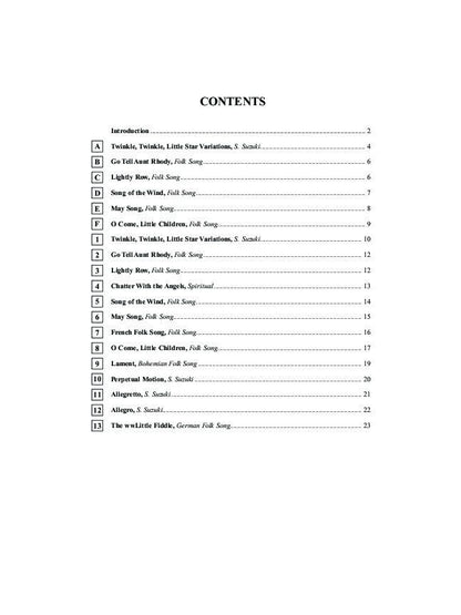 Suzuki Bass School Vol. 1 Bass Part - Double Bass, 24 Pages, Alfred Music, Dr. Shinichi Suzuki, Includes Folk Songs and Suzuki Titles — view 2